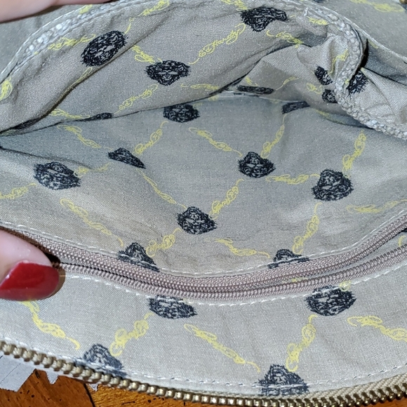 Ed Hardy Beige ferris fringe wristlet purse - Picture 5 of 5